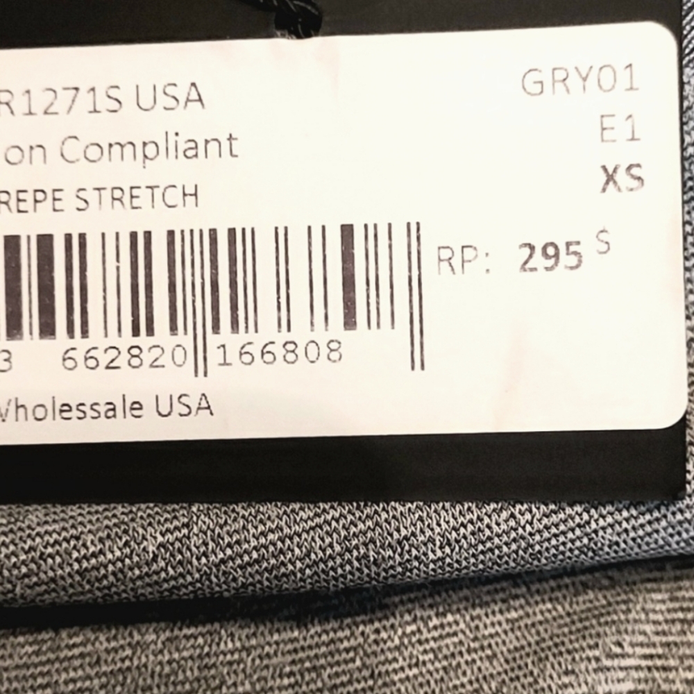NWT The Kooples Sport Silver Faux Wrap Dress - Picture 3 of 3